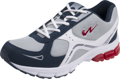 

Campus Tide Running Shoes For Men(White, Silver), Blue