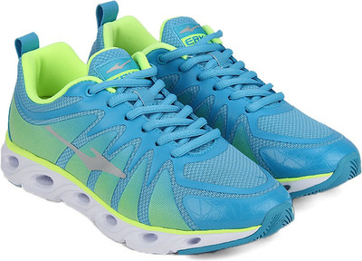 

Erke Running Shoes For Women(Blue, L.blue/bright apple green