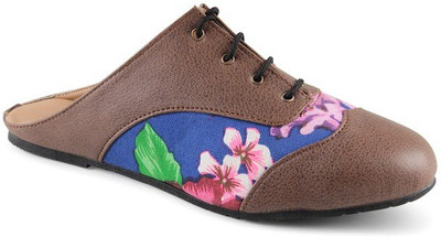 

Chalk Studio Majorelle - Lace Up Slip Ons Casuals For Women(Blue, Tan, Multicolor