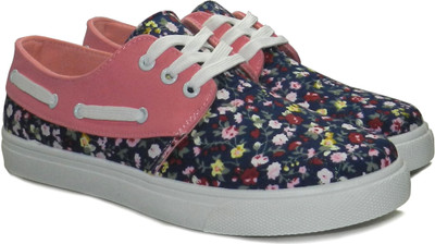 

Fast Trax Careon Canvas Shoes For Women(Multicolor, Navy