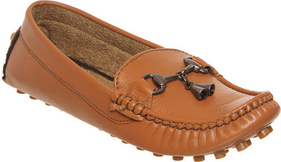 Bruno Manetti 958 Loafers For Women(Tan) at flipkart