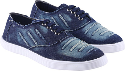 

Go India Store Canvas Shoes For Men(Blue
