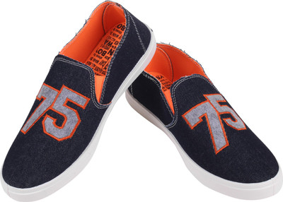 

Axter Casuals For Men(Black, Orange