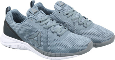 

REEBOK PRINT RUN 2.0 Running Shoes For Men(Grey, Stonewash/blk/wht/pwtr