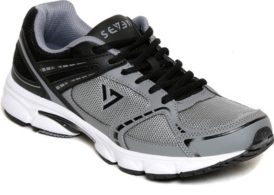 

Seven Aztec Nautical Blue Neutral Grey Running Shoes For Men(Grey, Black), Multicolor