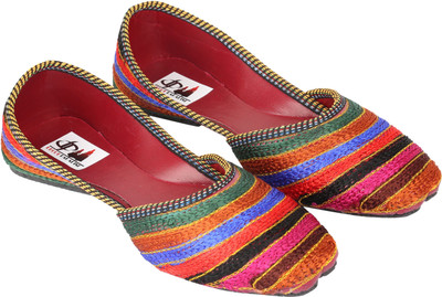 

Decot Paradise Jaipuri Prints Ehnic Footwear Bellies For Women(Multicolor