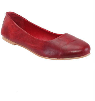 

Brune Stylish Red Bellies For Women(Red, 00;red