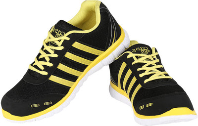 

Aerolite Power Play Training & Gym Shoes For Men(Black, Yellow