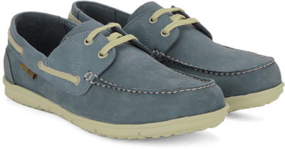 Woodland GC 1400114HK Boat Shoes For Men(Blue
