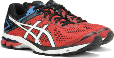 

Asics GT-1000 4 Running Shoe For Men(Red, Fiery red/white/black