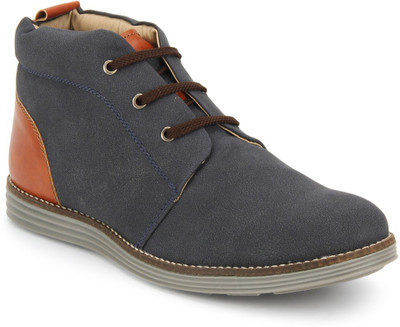 

Knotty Derby Weasley Chukka Sneakers For Men(Blue, Tan