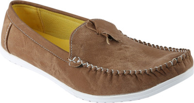 

Quarks Casual Loafers For Men(Beige