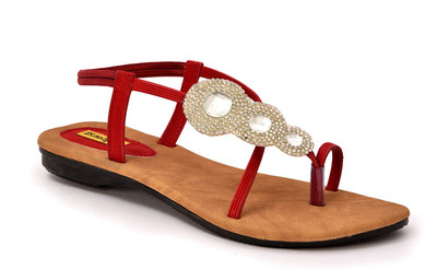

Indirang Women Red Flats