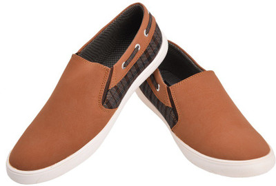 

Contablue Super Canvas Loafers For Men(Tan