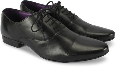 

Knotty Derby Elphias Toe Cap Oxford Lace up For Men(Black