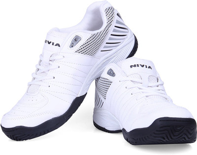 

Nivia Rapid Tennis Shoe Tennis Shoes For Men(White, Black, 259;white/black