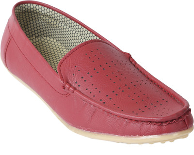 

SanMega Loafers For Men(Red