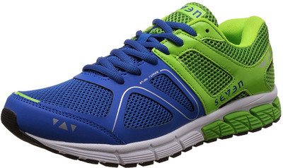 

SEVEN by M.S. Dhoni Astron-Nautical Blue/Lime Punch Running Shoes For Men(Multicolor