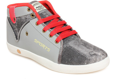 

Maxis Canvas Shoes For Men(Grey, Red