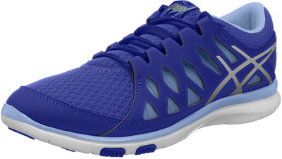

Asics GEL-FIT TEMPO 2 Running Shoes For Women(Multicolor, Blue purple/white/blue bell