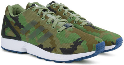

ADIDAS ORIGINALS ZX FLUX Sneakers For Men(Black, Green, White, Tengrn/cblack/croyal