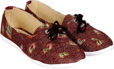 

Sam Stefy Canvas Shoes For Women(Brown)