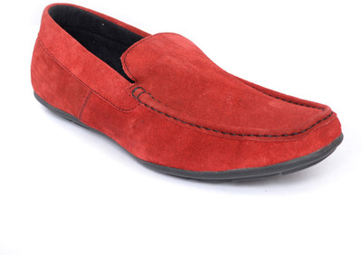 

Liverpool FC Red Suede Loafers For Men(Red)