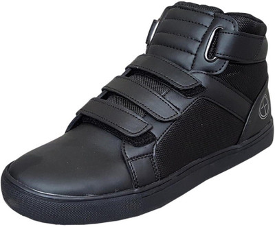 West Code West Code Mens Synthetic Leather Casual Shoes 7080-Black-9 Sneakers For Men(Black)