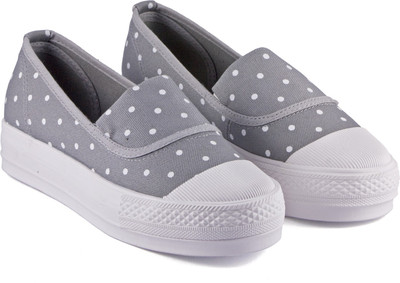 

DeVEE 45mm Authentic Platform Grey Sneakers For Women(Grey