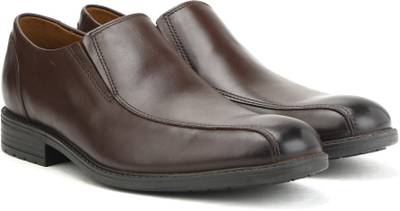 Clarks Truxton Step Dark Brown Lea Slip on