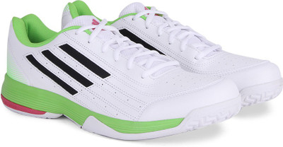 

ADIDAS SONIC ATTACK Men Tennis Shoes For Men(Green, White, Ftwwht/cblack/sesosl