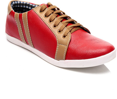 

FNB F-21 Casual Shoes For Men(Red