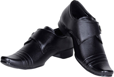 

Knot n Lace OfficeWear Monk Strap For Men(Black