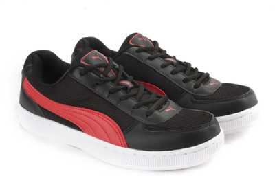 

Puma Contest Lite DP Men Sneakers For Men(Black), Black / high risk red