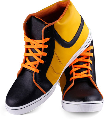 

Shoefad Sneakers For Men(Black, Yellow