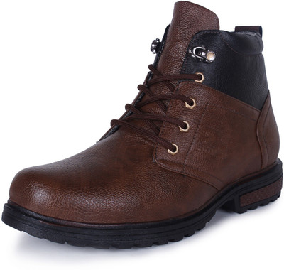 

BUWCH Buwch Casuals, Boots, Party Wear, Corporate Casuals For Men And Boys Brown Color Boots For Men(Brown