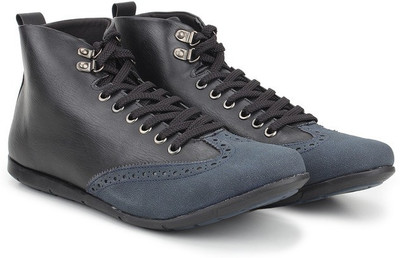 

Knotty Derby Thomas Hiking Brogue Casuals For Men(Black, Navy, Blue+black