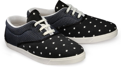 Nell Canvas Shoes For Women(Black)