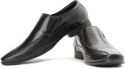 

Lee Cooper Men Genuine Leather Slip On Shoes For Men(Black)