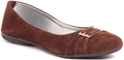 

Sindhi Footwear Ballerina Bellies For Women(Brown)