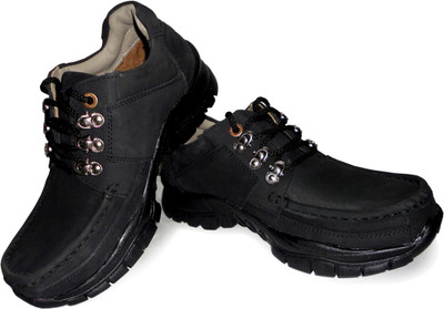 

Rockland Best Geniun Leather Casual Shoes For Men(Black