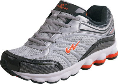 

Campus Miland Running Shoes For Men(Silver), Grey