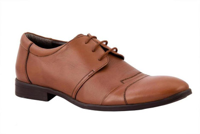 

Salt N Pepper 16-444 ALMOND Lace Up For Men(Tan