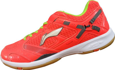 

Li-Ning Badminton Shoes For Men(Red), Peach lime