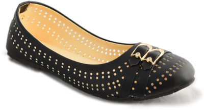 

Myra Laser Cut Bellies For Women(Black)