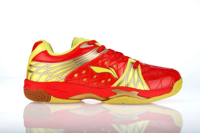 

Li-Ning Plus Badminton Shoes For Men(Red, Yellow, Gold