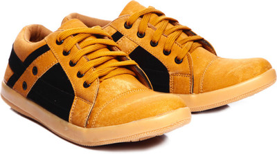 

Shoe Island A111 Casual Shoes For Men(Yellow, Tan