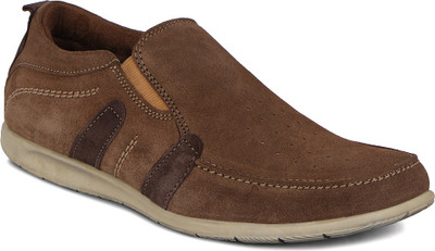 

Kielz Men-Brown-Suede Leather Casual Shoes For Men(Brown