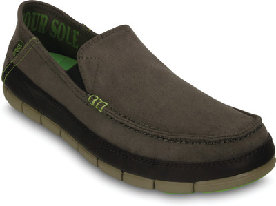 

Crocs Stretch Sole Microsuede Loafers For Men(Navy, Pewter/khaki