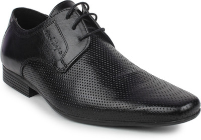 

Red Tape Genuine Leather Lace Up Shoes For Men(Black